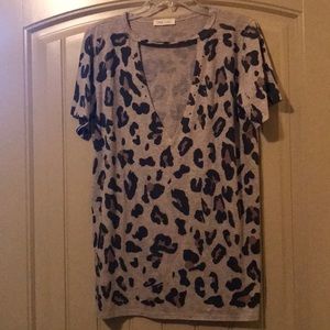 Leopard Choker Tee Medium